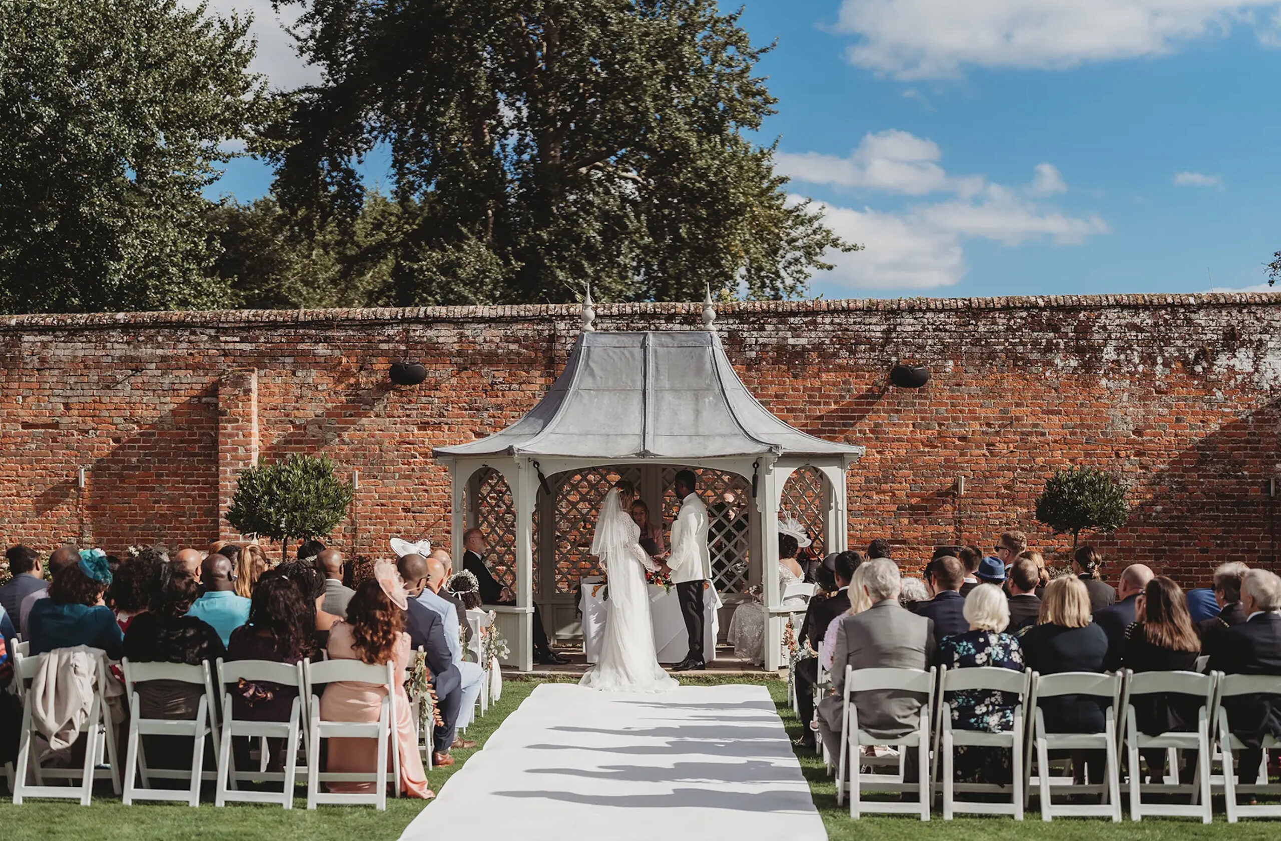Jonathan and Louise working as a Braxted Park Wedding Videographer in Witham, Essex