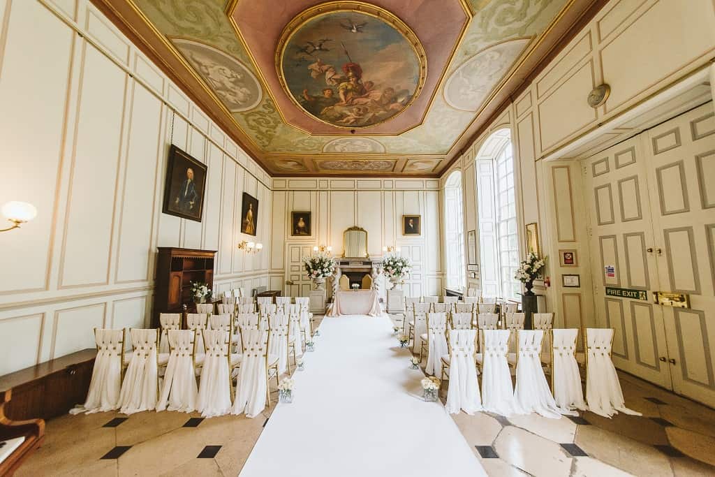 Jonathan and Louise working as a Gosfield Hall Wedding Videographer in Halstead, Essex