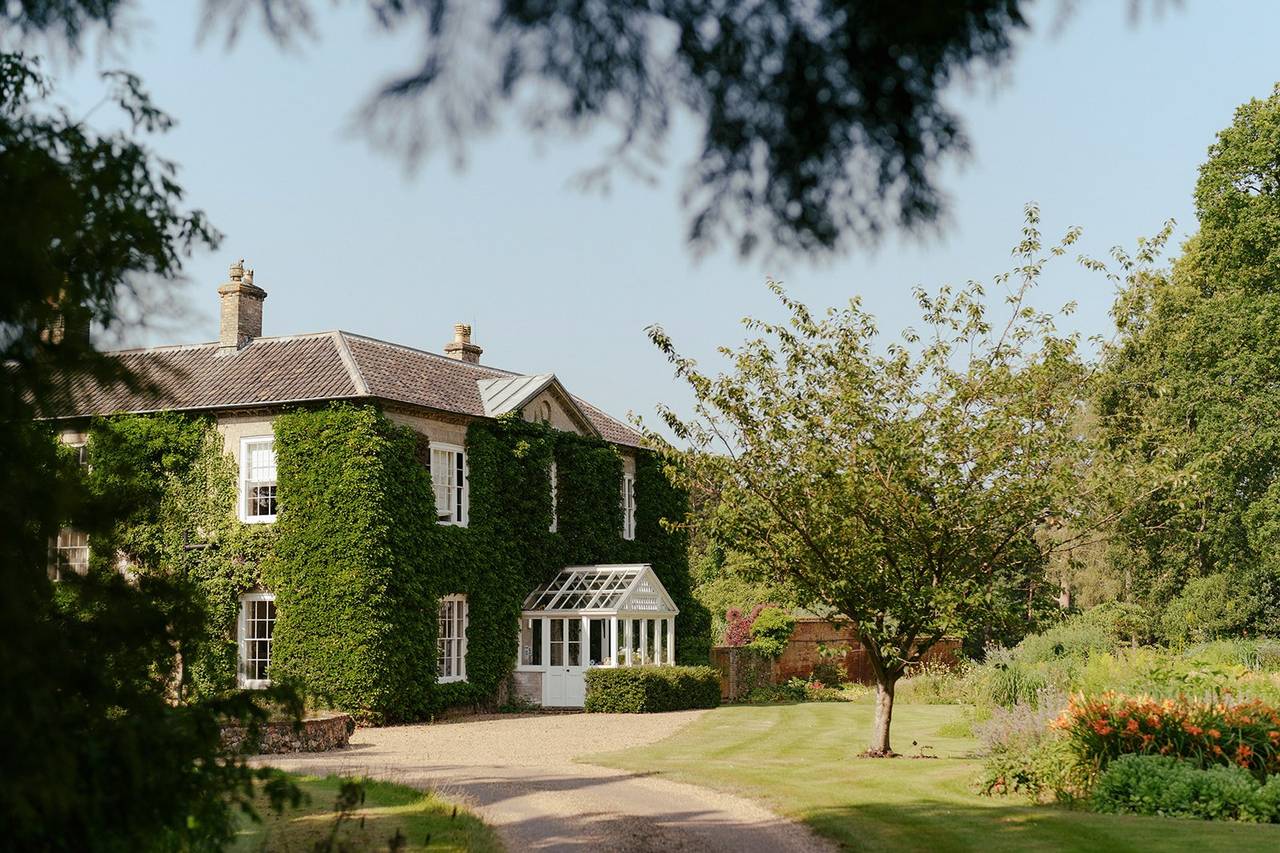 Jonathan and Louise working as a Bressingham Hall Wedding Videographer in Norfolk