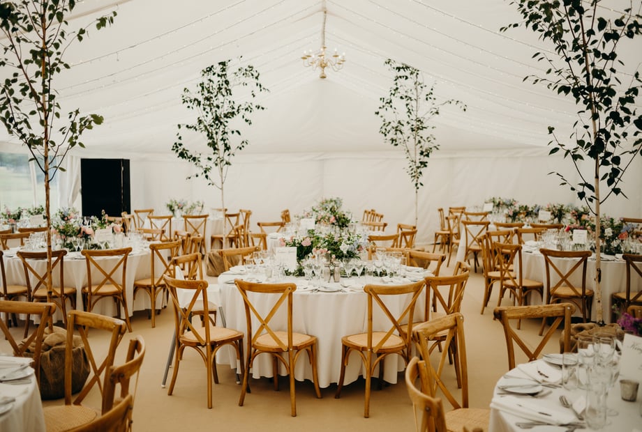 Jonathan and Louise working as a Helmingham Hall Wedding Videographer at the moated manor in Suffolk