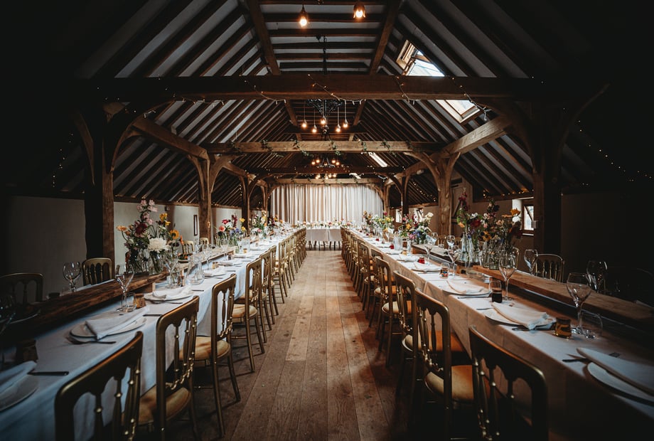 Jonathan and Louise working as a Kentwell Hall Wedding Videographer at the moated Tudor manor in Suffolk