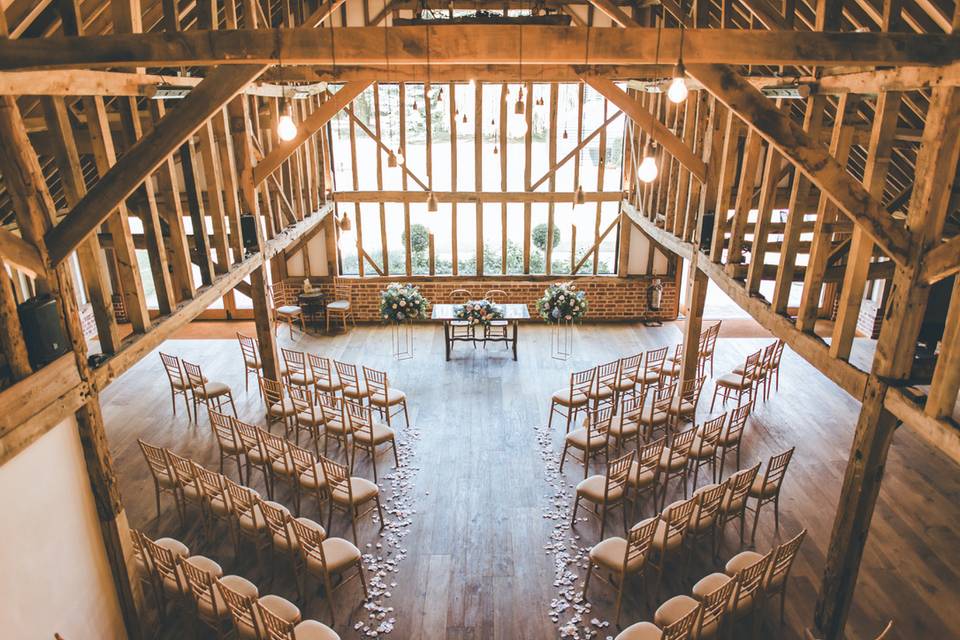 Jonathan and Louise working as a Blake Hall Wedding Videographer in Ongar, Essex