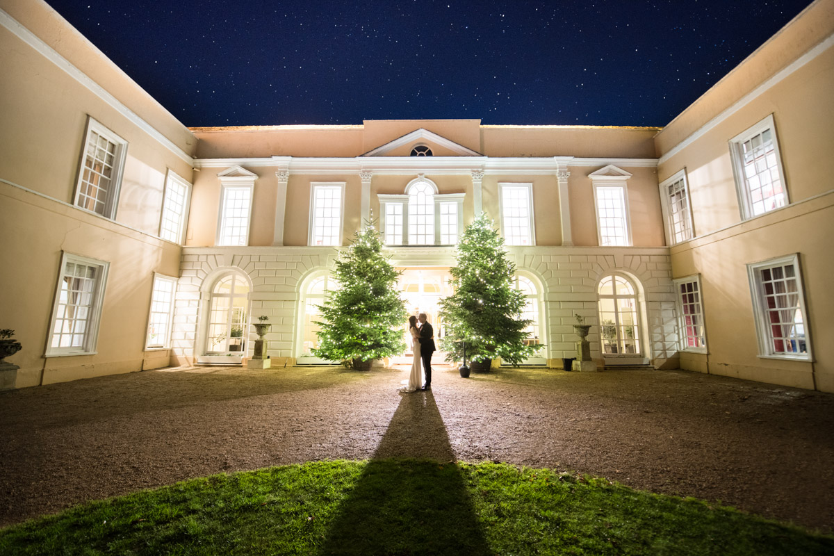 Jonathan and Louise working as a Hintlesham Hall Wedding Videographer at the luxury manor in Suffolk